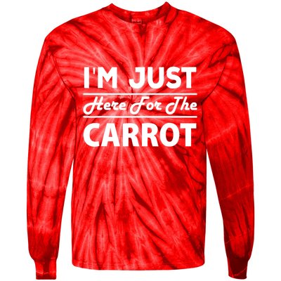 Carrot Funny Costume Halloween Thanksgiving Vegetable Tie-Dye Long Sleeve Shirt