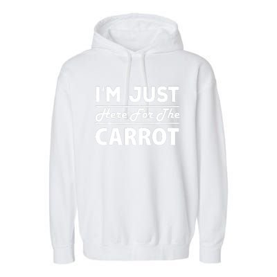 Carrot Funny Costume Halloween Thanksgiving Vegetable Garment-Dyed Fleece Hoodie