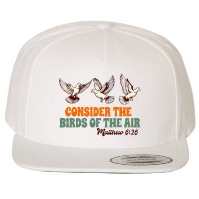 Christian Faith Consider The Birds Of The Air Matthew 626 Wool Snapback Cap