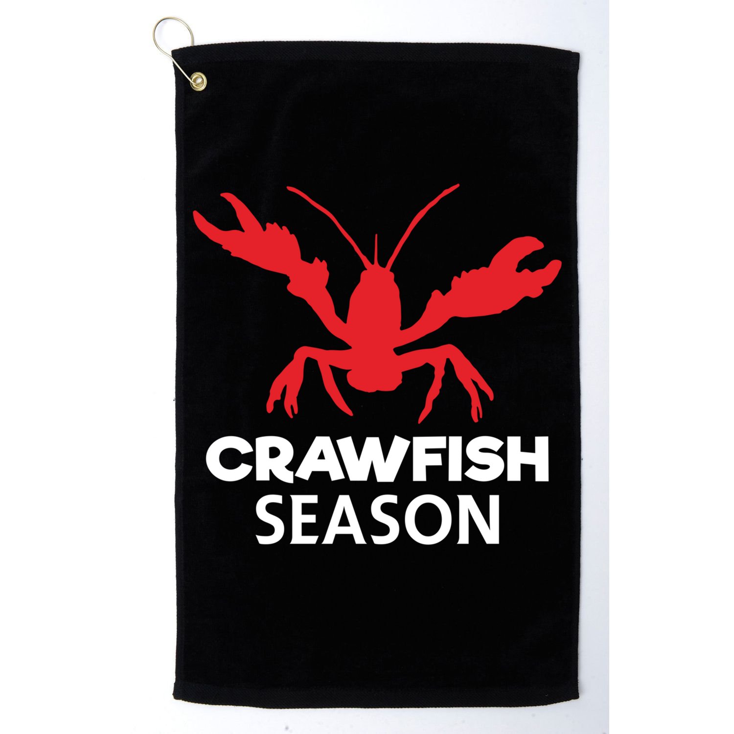 Crawdad Funny Crawfish Boil Season Crayfish Gift Golf Towel