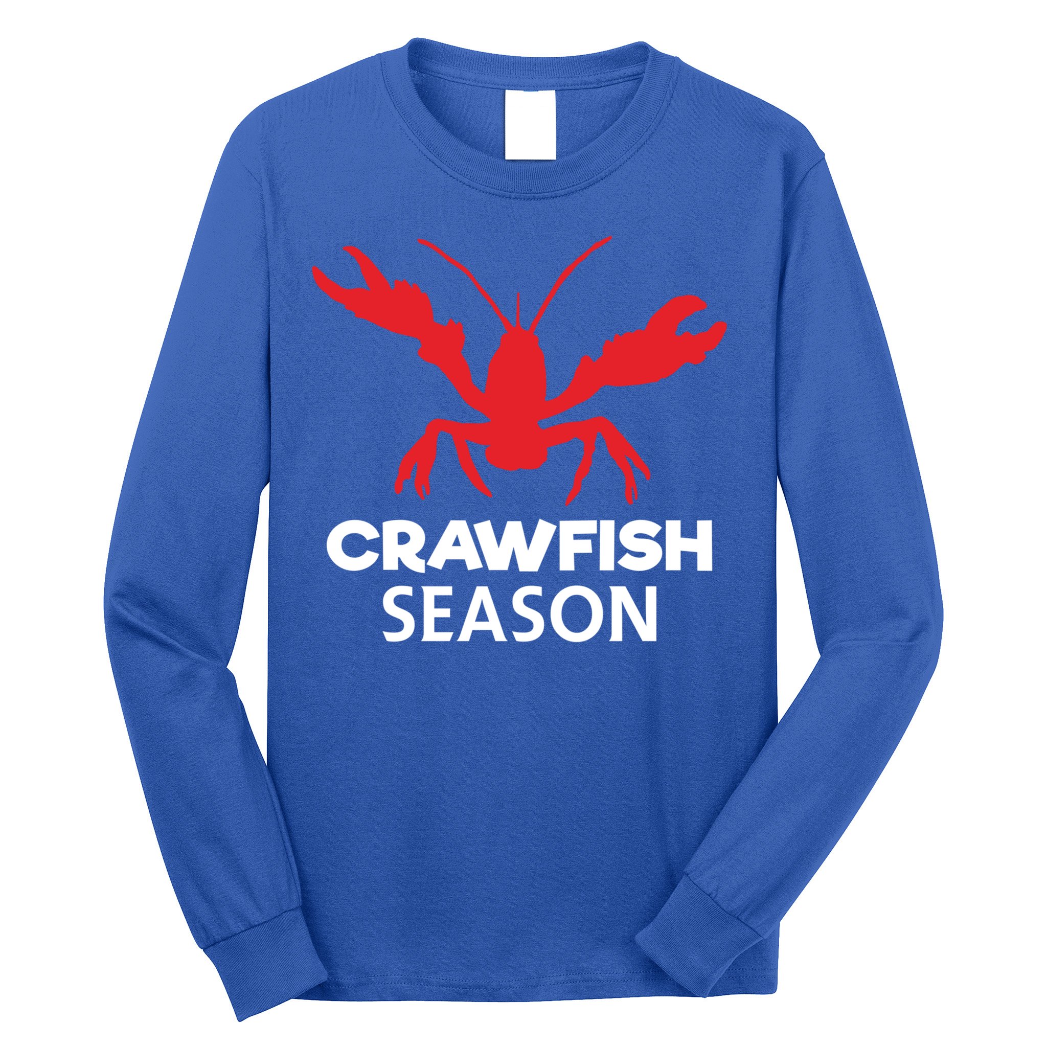 Crawdad Funny Crawfish Boil Season Crayfish Gift Long Sleeve Shirt