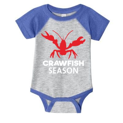 Crawdad Funny Crawfish Boil Season Crayfish Gift Infant Baby Jersey Bodysuit