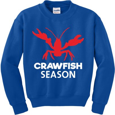 Crawdad Funny Crawfish Boil Season Crayfish Gift Kids Sweatshirt