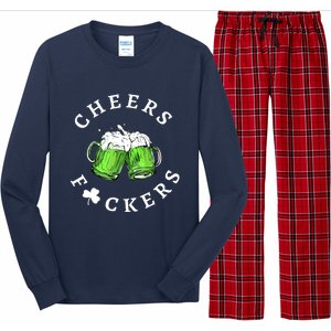 Cheers F Ckers St Patricks Day Long Sleeve Pajama Set