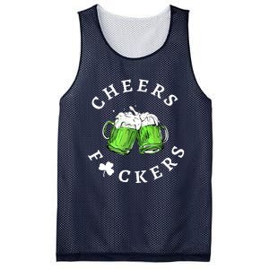 Cheers F Ckers St Patricks Day Mesh Reversible Basketball Jersey Tank