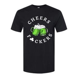 Cheers F Ckers St Patricks Day Softstyle CVC T-Shirt