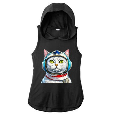 Commander Fuzz  Ladies PosiCharge Tri-Blend Wicking Draft Hoodie Tank