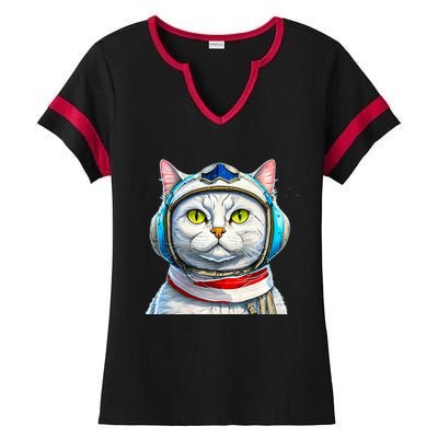 Commander Fuzz  Ladies Halftime Notch Neck Tee