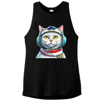 Commander Fuzz  Ladies PosiCharge Tri-Blend Wicking Tank