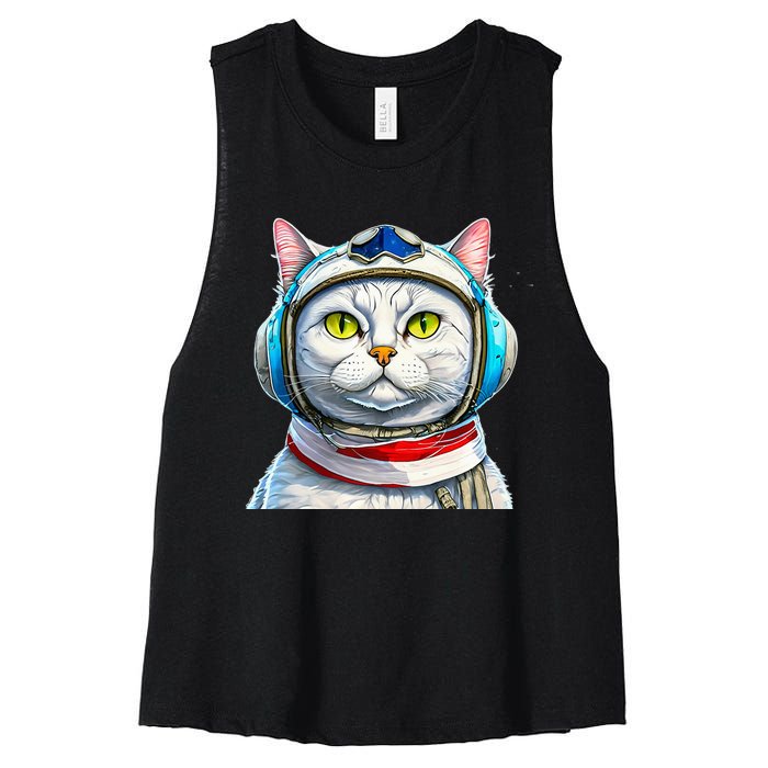 Commander Fuzz  Women's Racerback Cropped Tank