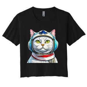 Commander Fuzz  Women's Crop Top Tee