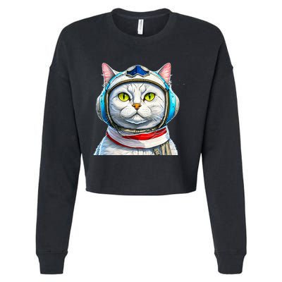 Commander Fuzz  Cropped Pullover Crew