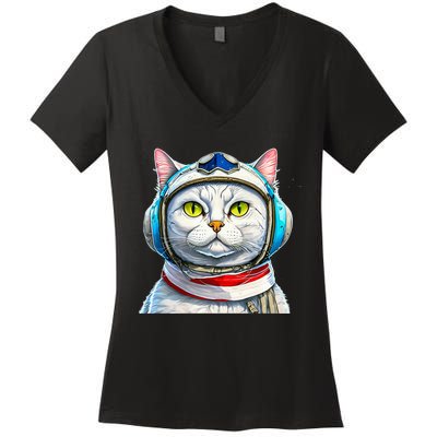 Commander Fuzz  Women's V-Neck T-Shirt