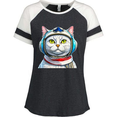 Commander Fuzz  Enza Ladies Jersey Colorblock Tee