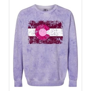 Colorado Flag Colorblast Crewneck Sweatshirt