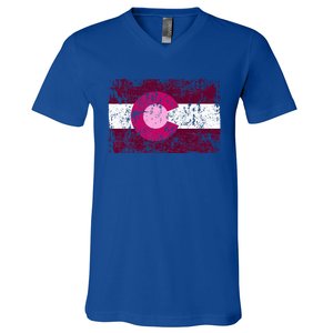 Colorado Flag V-Neck T-Shirt