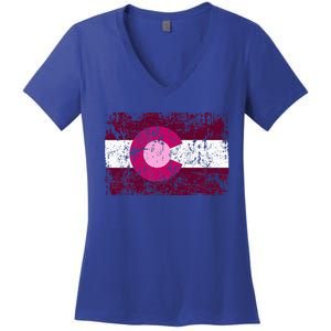 Colorado Flag Women's V-Neck T-Shirt