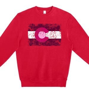 Colorado Flag Premium Crewneck Sweatshirt