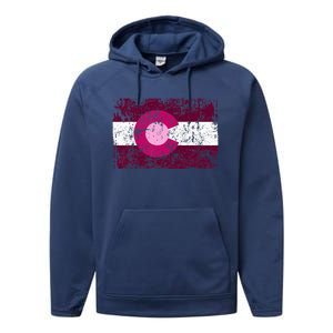 Colorado Flag Performance Fleece Hoodie