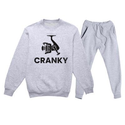 Cranky Fishing Premium Crewneck Sweatsuit Set