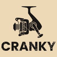 Cranky Fishing Drawstring Bag