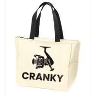 Cranky Fishing Zip Tote Bag