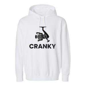 Cranky Fishing Garment-Dyed Fleece Hoodie