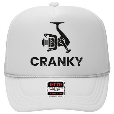 Cranky Fishing High Crown Mesh Back Trucker Hat