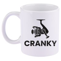 Cranky Fishing 11oz C Handle Ceramic Mug