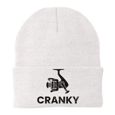 Cranky Fishing Knit Cap Winter Beanie