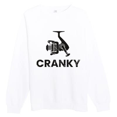 Cranky Fishing Premium Crewneck Sweatshirt