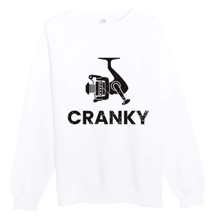 Cranky Fishing Premium Crewneck Sweatshirt