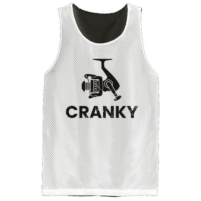 Cranky Fishing Mesh Reversible Basketball Jersey Tank