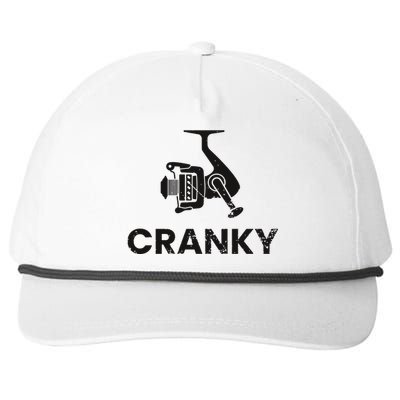 Cranky Fishing Snapback Five-Panel Rope Hat