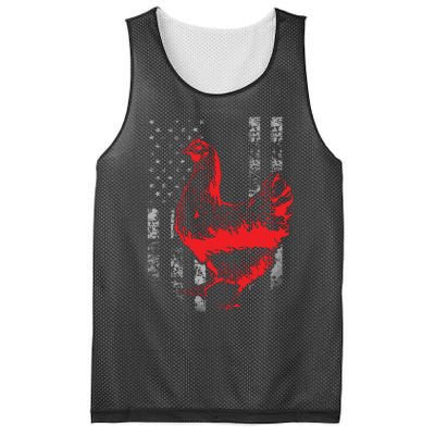 Chicken Farmer Cool Chicken Flag T Mesh Reversible Basketball Jersey Tank