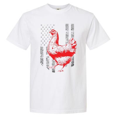 Chicken Farmer Cool Chicken Flag T Garment-Dyed Heavyweight T-Shirt