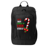 Christmas Funny Candy Canes It`s Not Going to Lick Itself City Backpack