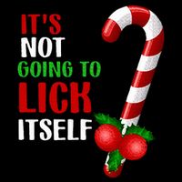 Christmas Funny Candy Canes It`s Not Going to Lick Itself Backpack