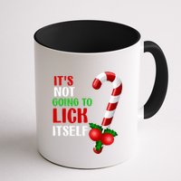 Christmas Funny Candy Canes It`s Not Going to Lick Itself Mug