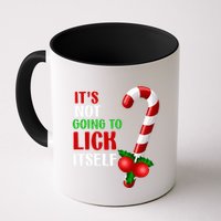 Christmas Funny Candy Canes It`s Not Going to Lick Itself Mug