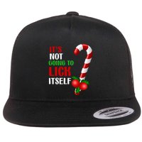 Christmas Funny Candy Canes It`s Not Going to Lick Itself Flatbill Hat