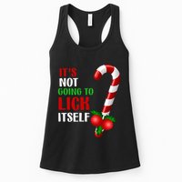 Christmas Funny Candy Canes It`s Not Going to Lick Itself Womens Tank Top