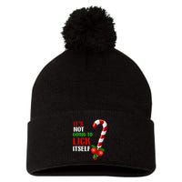 Christmas Funny Candy Canes It`s Not Going to Lick Itself Pom Pom 12in Knit Beanie
