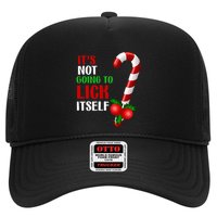 Christmas Funny Candy Canes It`s Not Going to Lick Itself Trucker Hat