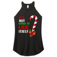 Christmas Funny Candy Canes It`s Not Going to Lick Itself Women's Perfect Tri Rocker Tank