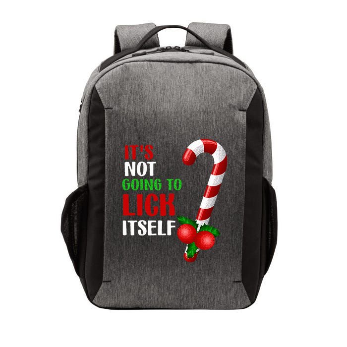 Christmas Funny Candy Canes It`s Not Going to Lick Itself Vector Backpack