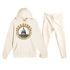 Curefest For Childhood Cancer 2024 Design 3 Premium Hooded Sweatsuit Set