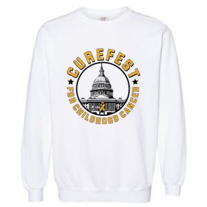 Curefest For Childhood Cancer 2024 Design 3 Garment-Dyed Sweatshirt