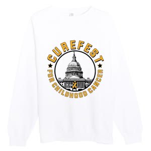 Curefest For Childhood Cancer 2024 Design 3 Premium Crewneck Sweatshirt