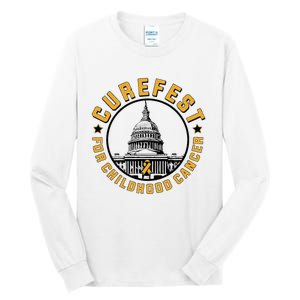 Curefest For Childhood Cancer 2024 Design 3 Tall Long Sleeve T-Shirt